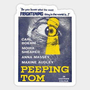 Peeping Tom Movie Poster Sticker